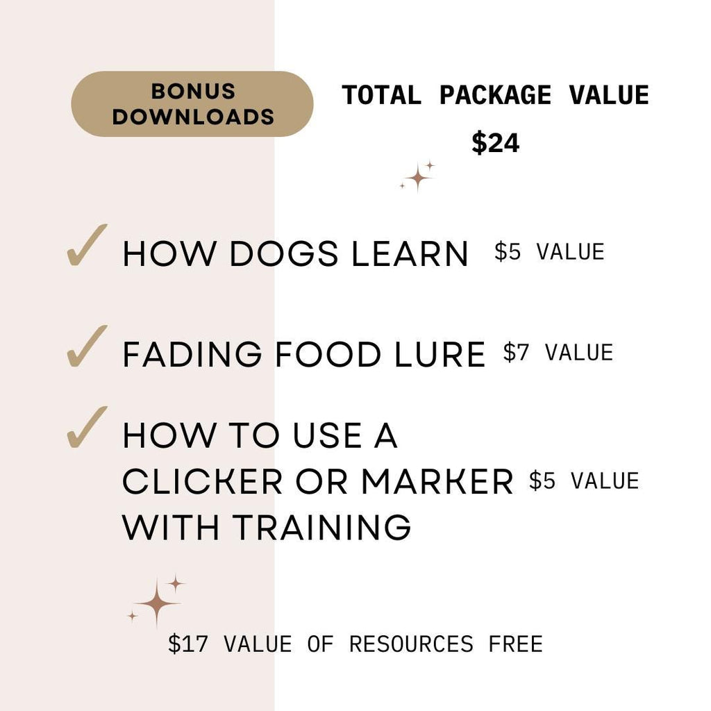 4-Week Sit Dog Training Challenge: Puppy Obedience Worksheet (PDF Download)